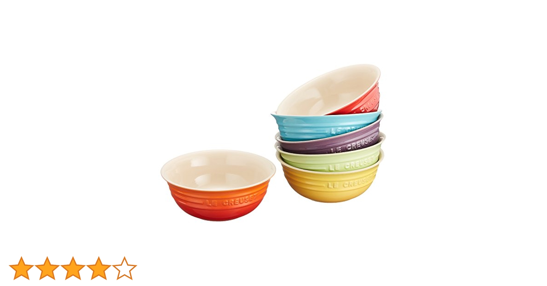 【新品未使用】LE CREUSETレインボー シリアルボウル5個セット15cm Amazon.co.jp: ル・クルーゼ(Le Creuset) ストーンウェア ボウル